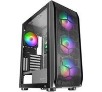 Mars Gaming - Boîtier PC MC-KX E-ATX - 5 ventilateurs ARGB, contrôleur ARGB et RF, façade mesh