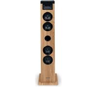 Tour haut-parleur - THOMSON - Noir/Bois - Bluetooth/CD/USB/SD, 60W, Radio FM, Télécommande, Alim. 230V