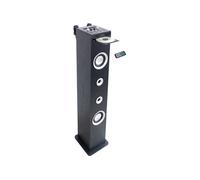 Inovalley Tour de son Bluetooth HP49CD - 100W, Lecteur CD, Karaoké, Radio FM, USB, AUX - Noir
