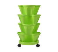 Tour hydroponie intérieure, système de jardin vertical intelligent avec roues. Matériau PP écologique. Conception de l'espace ouvert pour les herbes, les légumes et les fruits. Kit de plantation d'hab