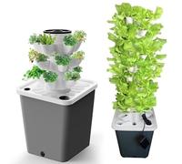 Tour hydroponique, Kits de Culture hydroponique, 15/20/25/30 Capsules, kit de Culture aéroponique, Tour hydroponique aquaponique avec Pompe d'hydratation, Adaptateur, Pots en Filet, minuteri