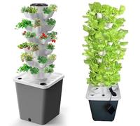 Tour hydroponique, Kits de Culture hydroponique, 15/20/25/30 Capsules, kit de Culture aéroponique, Tour hydroponique aquaponique avec Pompe d'hydratation, Adaptateur, Pots en Filet, minuteri