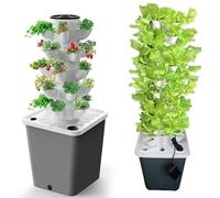 Tour hydroponique, Kits de Culture hydroponique, 15/20/25/30 Capsules, kit de Culture aéroponique, Tour hydroponique aquaponique avec Pompe d'hydratation, Adaptateur, Pots en Filet, minuteri