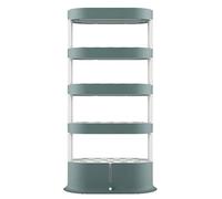 Tour hydroponique, système de culture hydroponique 48/64 trous, kit de culture aéroponique avec lampe de croissance et télécommande, système de plantation aquaponique, vert