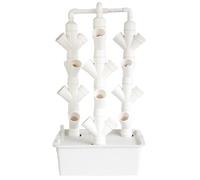 Tour hydroponique, système de Culture hydroponique, kit de Tour Verticale d'intérieur 16/24/32 Trous avec Pompe et réservoir d'eau Mobile pour Amateurs de Culture, 24 Trous