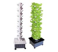 Tour hydroponique, système de Culture pour Balcon, système de Culture hydroponique, Tasses de colonisation détachables, Serre de Ferme, jardinière Verticale, Facile à Installer et à Utiliser