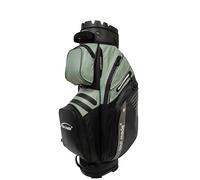 Tour Made Sac de golf étanche pour homme et femme - Pas de cliquetis de clubs grâce à l'organiseur - Trajectoires de clubs continues jusqu'au sol (D1-Black-Green)