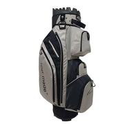 Tour Made Sac de golf sans claquement de raquettes, grand compartiment isotherme, pour homme et femme, avec organiseur, compartiments pour clubs continus (gris/noir)