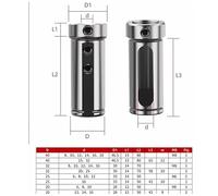 Tour mécanique D20 D25 D32-4/5/6/8/10/12/14 D25-MT1 MT2 MT3, diamètre intérieur, outil auxiliaire, manchon d'outil for support, 1 pièce(D20-13)