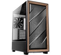 Tour midi Antec FLUX Boîtier PC noir, bois