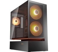 Tour midi Cougar CFV235 Boîtier PC noir 3 ventilateurs pré-installés, éclairage intégré, fenêtre latérale, filtre anti-poussière