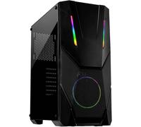 Tour midi Inter-Tech IT-3303 Hornet Midi - RGB Boîtier gaming noir
