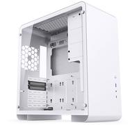 Tour midi Jonsbo Jonsbo U4 Pro Midi-Tower, Tempered Glass - weiß Boîtier, Boîtier gaming, Boîtier PC blanc