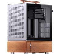 Tour midi Jonsbo T7 Boîtier PC, Boîtier, Boîtier gaming argent