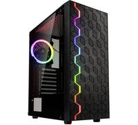 Tour midi Kolink INSPIRE K8 Boîtier gaming, Boîtier noir