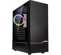 Tour midi Kolink INSPIRE K9 Boîtier gaming, Boîtier noir