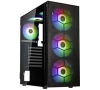 Tour midi Kolink Observatory HF Mesh Boîtier PC noir 2 ventilateurs
