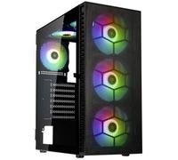 Tour midi Kolink Observatory HF Mesh Boîtier PC noir 2 ventilateurs