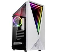 Tour midi Kolink Void White Boîtier Gaming, Boîtier Blanc