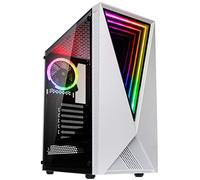 Tour midi Kolink Void White Boîtier Gaming, Boîtier Blanc