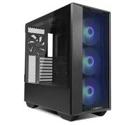 Lian Li Boîtier PC LANCOOL III – RGB, 4×140 PWM (ARGB), aluminium/SECC, verre trempé – Noir