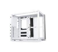 Tour midi Lian Li O11 Dynamic Mini Snow Edition Boîtier gaming, Boîtier blanc fenêtre latérale