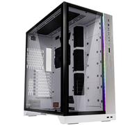 Tour midi Lian Li O11 Dynamic XL (ROG Certified) Boîtier PC, Boîtier gaming blanc, noir éclairage intégré, fenêtre latérale