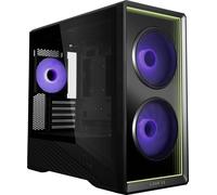 Tour midi Lian Li Vector V150 INF Boîtier PC noir fenêtre latérale, commande de ventilateur