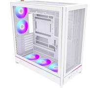 Tour midi MONTECH Boîtier, Boîtier gaming, Boîtier PC blanc