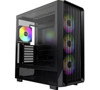 Tour midi MONTECH X5 Boîtier PC, Boîtier gaming, Boîtier noir