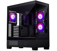 Phanteks Boîtier PC XT View - Verre trempé, GPU 415 mm, 9 emplacements pour ventilateurs, Noir