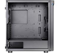 Tour midi Thermaltake CA-1X4-00M1WN-00 Boîtier PC noir compatible LCS, fenêtre latérale, convient pour un refroidissement à eau AIO, convient pour un