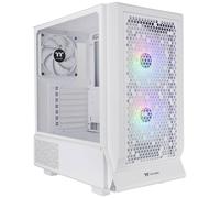 Tour midi Thermaltake Ceres 330 TG Boîtier gaming blanc fenêtre latérale