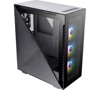 Tour midi Thermaltake Divider 500 TG ARGB Boîtier PC noir 3 ventilateurs LED pré-installés, 1 ventilateur pré-installé, fenêtre
