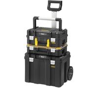 Stanley - Tour mobile PRO-STACK FMST1-80103 - 3 modules, 7 compartiments, poignée télescopique