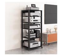 Tour multimédia réglable 5, 6, 7 niveaux pour la maison, le bureau et le centre de divertissement, étagère de rangement polyvalente pour DVD, jeux et appareils électroniques