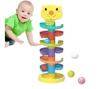 Tour orbitale à bille - Technologie de jeu premium pour jouets à chute, construction avancée, adorable et amusante, design empilable, mécanisme de développement créatif profession