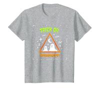 Tour ou trigonométrie pour Professeur de mathématiques d'halloween T-Shirt, Enfant, Gris Chiné, 4 Ans