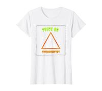 Tour ou trigonométrie pour Professeur de mathématiques d'halloween T-Shirt, Femme, Blanc, 3XL