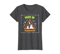 Tour ou trigonométrie pour Professeur de mathématiques d'halloween T-Shirt, Femme, Chiné Foncé, 3XL