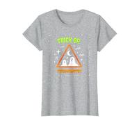 Tour ou trigonométrie pour Professeur de mathématiques d'halloween T-Shirt, Femme, Gris Chiné, XL