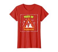 Tour ou trigonométrie pour Professeur de mathématiques d'halloween T-Shirt, Femme, Rouge, L