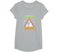 Tour ou trigonométrie pour Professeur de mathématiques d'halloween T-Shirt, Fille, Gris Chiné, M