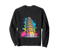 Tour penchée de Pise Italie Bâtiment Point de repère Sweatshirt