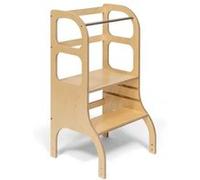 Tour STEP UP réglable bois naturel Beige G