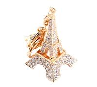 Tour Strass Porte-clés Charme Sac à Main Porte-clés, Porte-clés en Alliage Strass avec Strass, Excellent pour les Amis, Peut être utilisé comme Porte-clés ou comme Décoration,