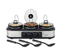 Tour T16015 trois Pot mijoteuse, Noir