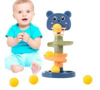 Tour tourbillonnante pour bébé - Jouets de développement, Jeu seissière d'activité de Rampe de Boule de Tourbillon EE Boule de glissière de Piste Amusante de Puzzle de bébé pour des,