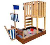 Tour Vicky avec bac à sable Beige