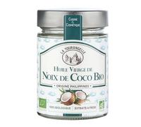 TOURANGELLE Huile Vierge de Noix de Coco Bio 314 ml - Extraction à Froid - Origine Philippines - Cuisine et Cosmétique - Lot de 3